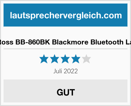  Bennett & Ross BB-860BK Blackmore Bluetooth Lautsprecher Test
