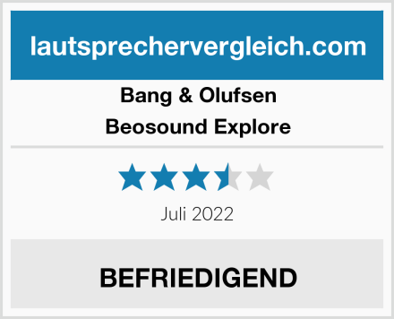 Bang & Olufsen Beosound Explore Test