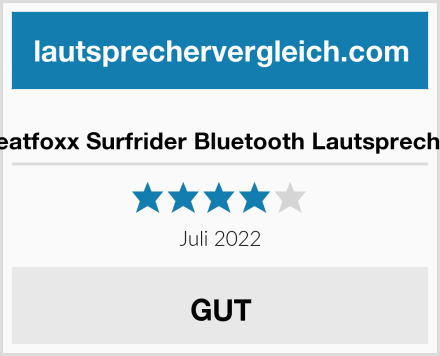  Beatfoxx Surfrider Bluetooth Lautsprecher Test