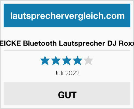  LEICKE Bluetooth Lautsprecher DJ Roxxx Test