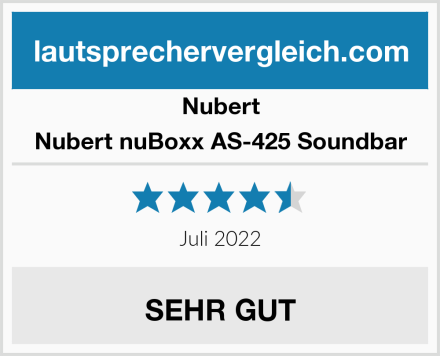Nubert Nubert nuBoxx AS-425 Soundbar Test