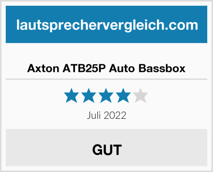  Axton ATB25P Auto Bassbox Test