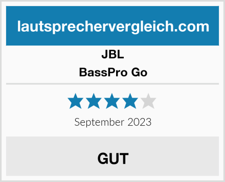 JBL BassPro Go Test