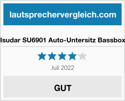  Isudar SU6901 Auto-Untersitz Bassbox Test