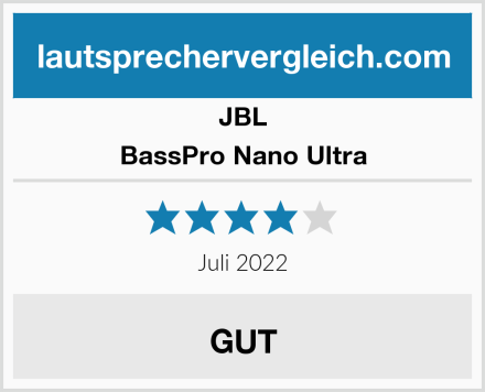JBL BassPro Nano Ultra Test