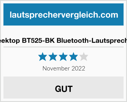  Geektop BT525-BK Bluetooth-Lautsprecher Test