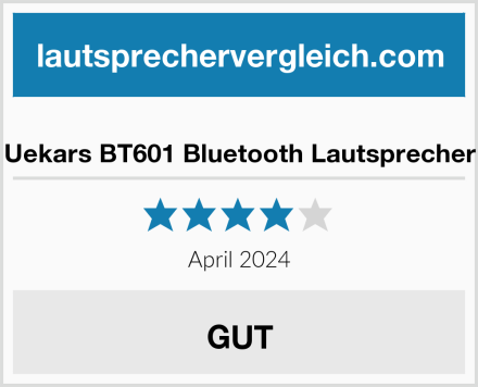  Uekars BT601 Bluetooth Lautsprecher Test