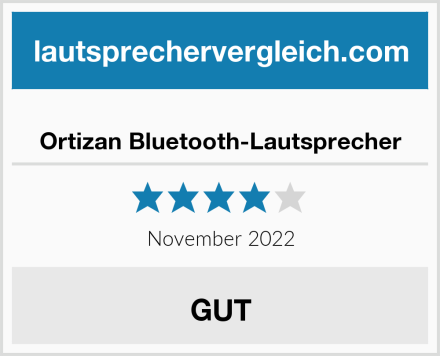  Ortizan Bluetooth-Lautsprecher Test