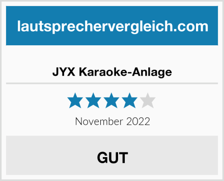  JYX Karaoke-Anlage Test