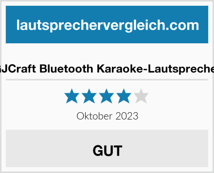  GJCraft Bluetooth Karaoke-Lautsprecher Test