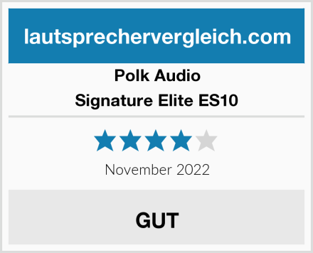 Polk Audio Signature Elite ES10 Test