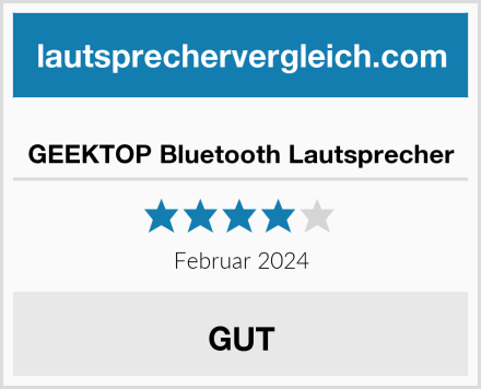  GEEKTOP Bluetooth Lautsprecher Test