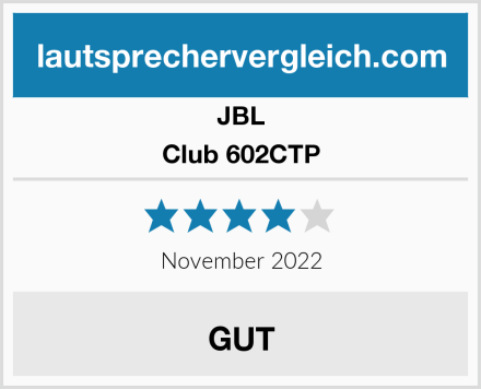 JBL Club 602CTP Test