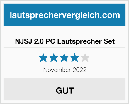 NJSJ 2.0 PC Lautsprecher Set Test
