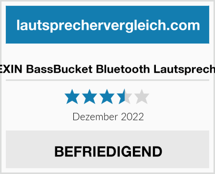  LEXIN BassBucket Bluetooth Lautsprecher Test