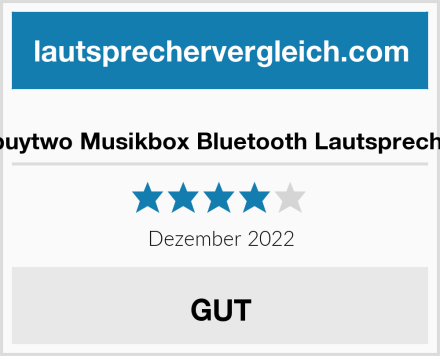  Abuytwo Musikbox Bluetooth Lautsprecher Test