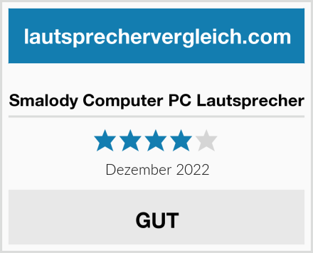  Smalody Computer PC Lautsprecher Test