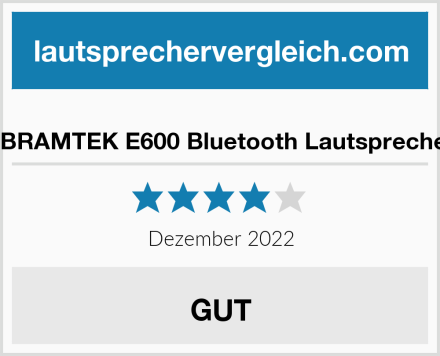  ABRAMTEK E600 Bluetooth Lautsprecher Test