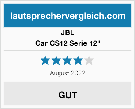 JBL Car CS12 Serie 12" Test