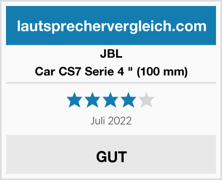 JBL Car CS7 Serie 4 " (100 mm) Test