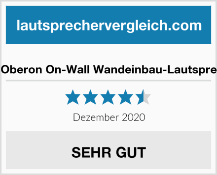  Dali Oberon On-Wall Wandeinbau-Lautsprecher Test