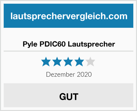 Pyle PDIC60 Lautsprecher Test