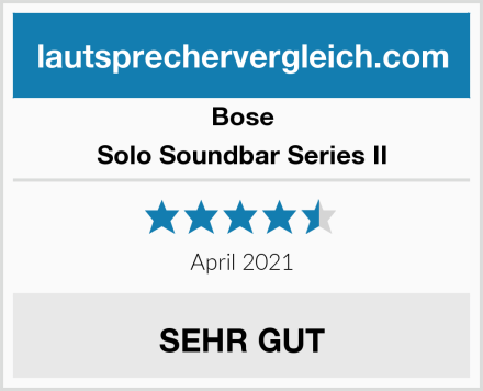 Bose Solo Soundbar Series II Test